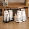 Disposable Cup Holder Paper Cup Dispenser Iron Art Durable Cup Storage Rack for Countertops Kitchen Coffee Stations Multifunctional Cup Organizer