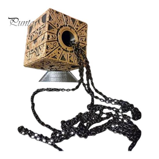 

Головоломка с цепью, встроенная система блокировки, обучающая вращающаяся механическая защелка, модель куба-головоломки, украшение для рабочего стола, подарок для детей и взрослых A