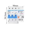Chint 2P63A Air Switch with 32A RCCB for Three-Phase Electricity Protection and Household Circuit Breaking