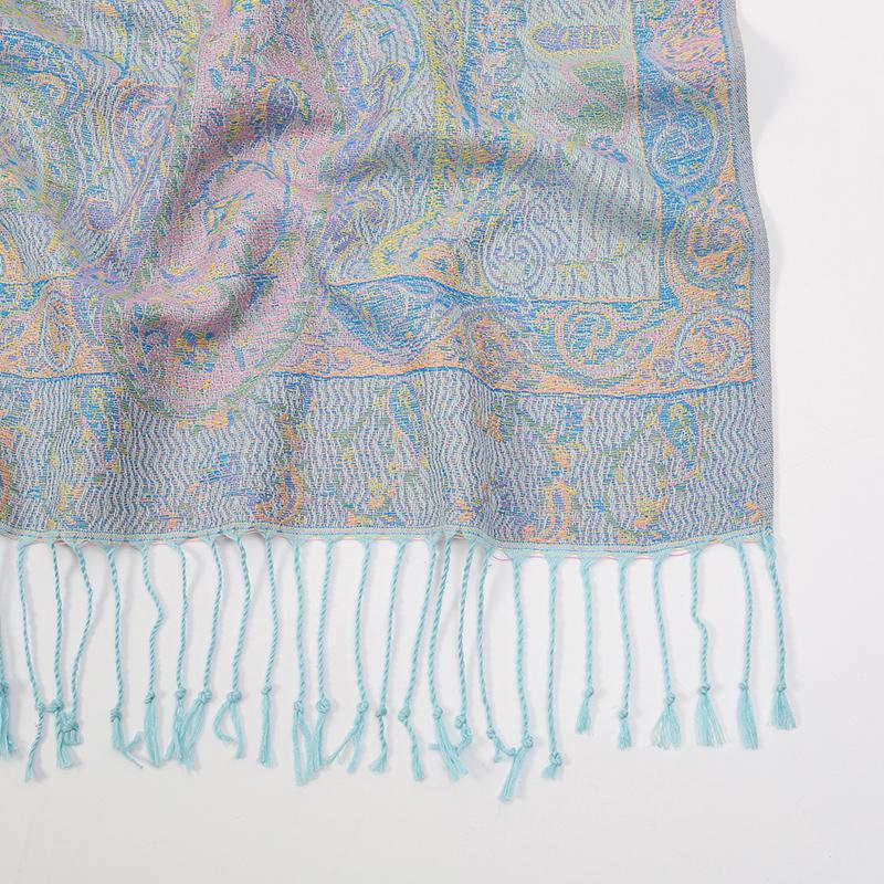 Cashmere Women Floral Scarf Winter Warm Shawl And Wrap Bandana Pashmina Female Foulard Square Thick Blanket Poncho