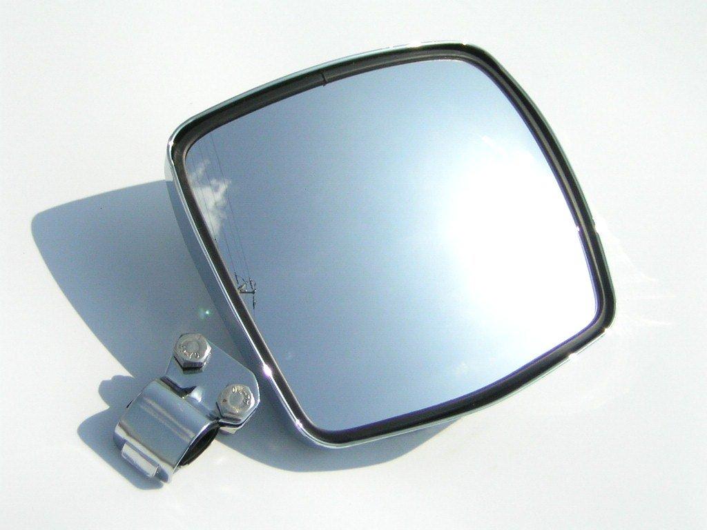 JET INOUE Square Side Under Curved Lens Wide Truck Side Chrome 501531 Mirror, 300R, Mirror, Mirror, Plated,