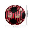 Pallone Calcio a 5 AC Milan Colorato Cucito a Macchina PVC Misura 5 Allenamento di Squadra Pronto per la Competizione Resistente Alto Rimbalzo Fantastico Regalo Sportivo