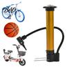 Aluminum Alloy Tire Inflator Mini High Pressure Bike Pump, Portable Air Pump with Foldable Pedal, for Road Mountain Bicycle Motorbike Motorcycle