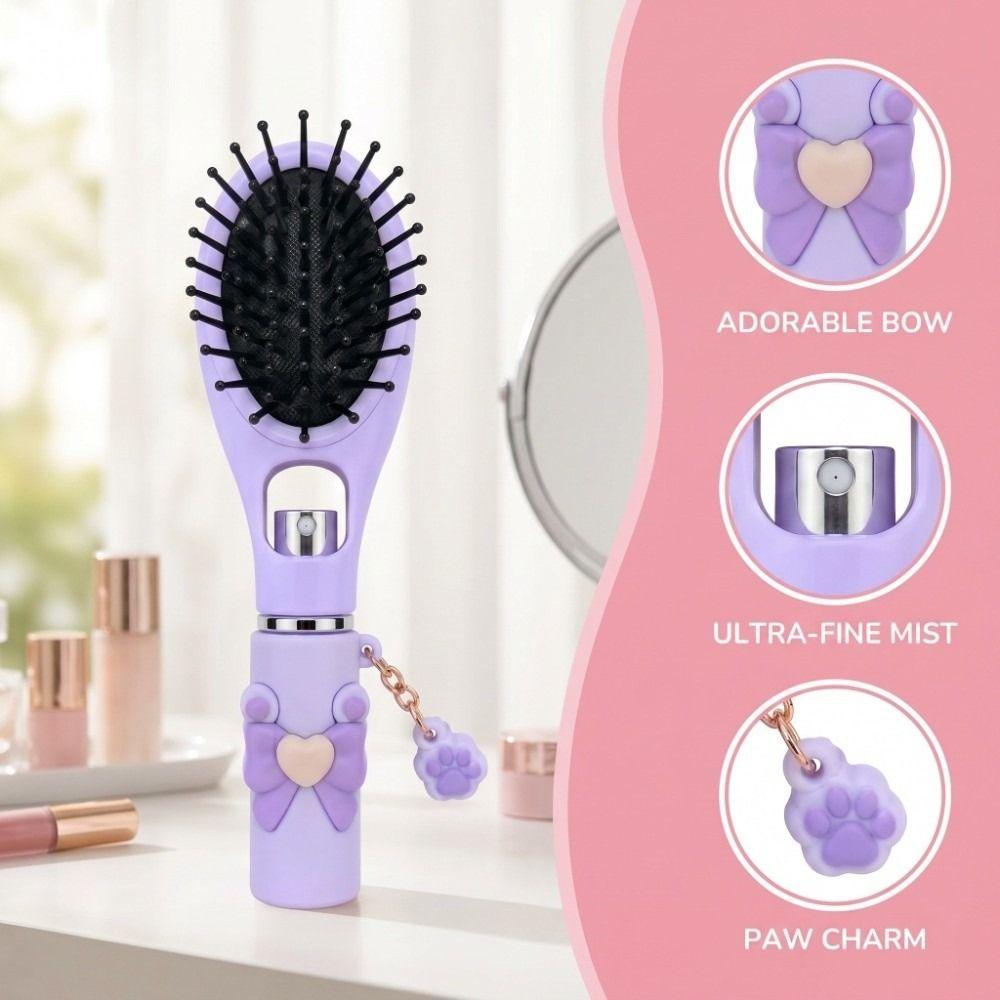 Anti-Frizz Spray Hair Brush Anti-Static Spray Massage Comb New Misting Hair Brush Daily Hair Care
