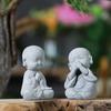 Baby Buddha Statue Adorable Buddha Living Room Tabletops Fade-resistant Great Material Resin Material Stunning Design