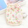 Pet cat Teddy Pomeranian dog clothes comfortable cotton home vest vest spring autumn winter clothing
