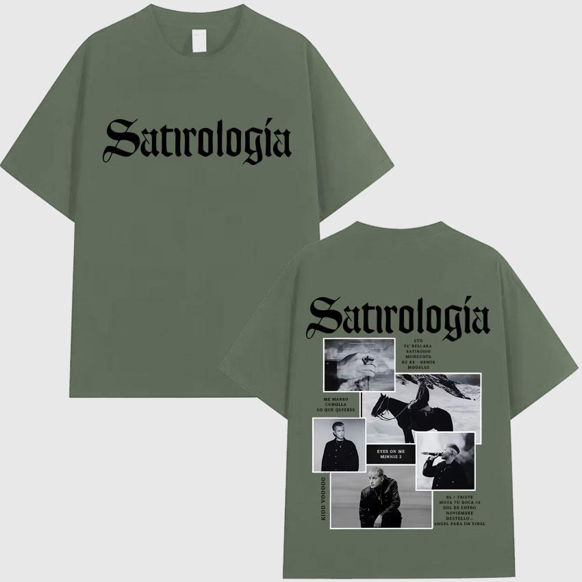 

Kidd Voodoo Satiro Tour Pop Music 2025 Fashion Oversized Double Sided Print Tshirt Mens Women Short Sleeve Harajuku Cotton Tees 3XL