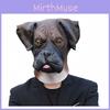 Shih Tzu Dog Head Mask Latex Role Play Toy For Birthday And Holiday Parties