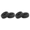 4pcs Suitcase Wheels Replacement Durable Silent PVC Swivel Luggage Caster Wheels Repair