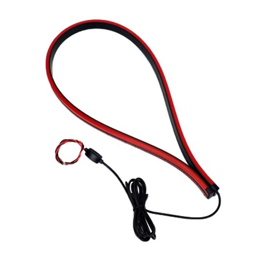 Lampă de avertizare de siguranță pentru parbriz spate cu bandă LED pentru coada vehiculului de 90 cm