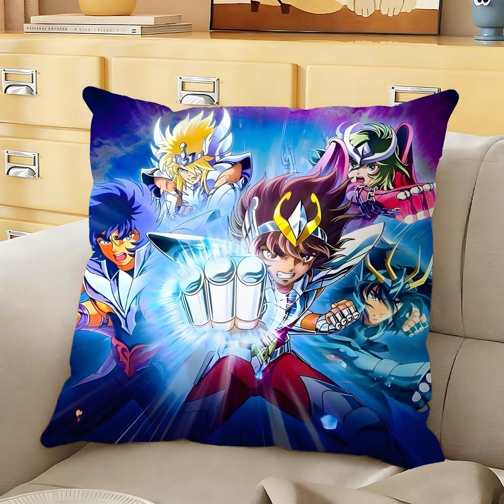 Anime SSaint SSeiya Cushion Cover Soft Durable Reversible Pillow Cover Home  Car MultiScene Daily Comfort Pillowcase