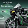 Double High 60501-35 Kawasaki Thunder Duke Motorcycle Building Blocks – Night Road Model Toy with Free Shipping