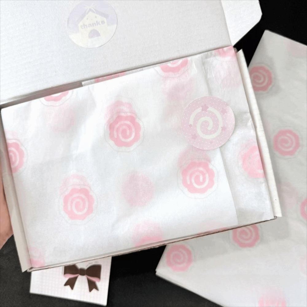 10PCS Hand-rubbed Bowknot Sydney Paper Cotton Texture Bowknot Design Cotton Paper Gift Wrapping Flower Wrapping