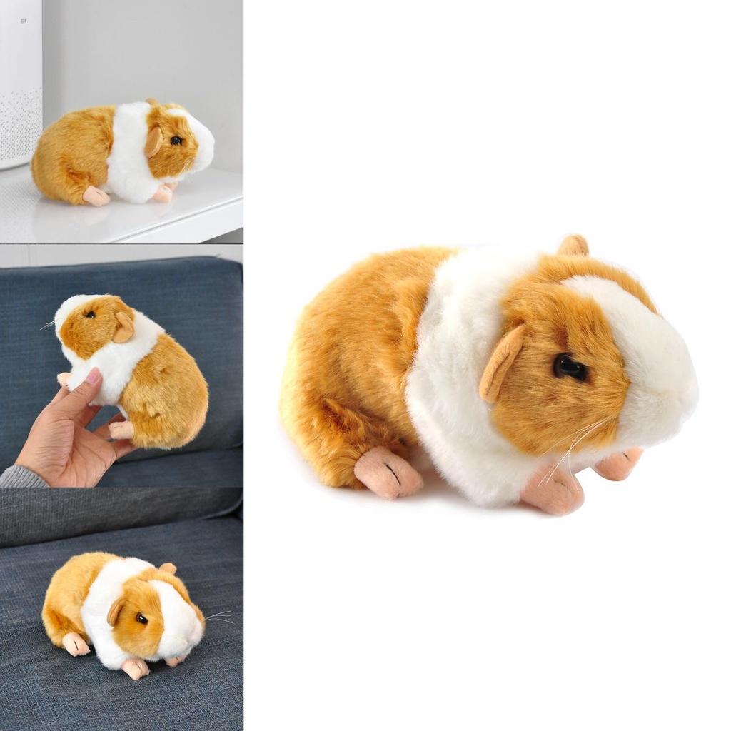 Lifelike Orange Guinea Pig Plush Toy For Children's Collection Gifts