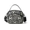 Small Bag, Women's Nylon Shoulder Crossbody Bag, Casual Printed Small Square Bag
