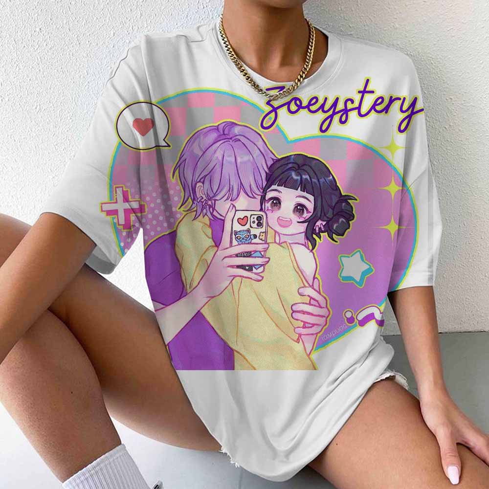 K-Pop Anime Demon Hunters Saja Boys Classic T-shirt Men Women's Fashion Creativity Popular T Shirt Loose Cotton Casual T Shirts