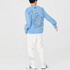 New MLB Sweatshirt Unisex Light Blue 3AMTI0126-07BLL