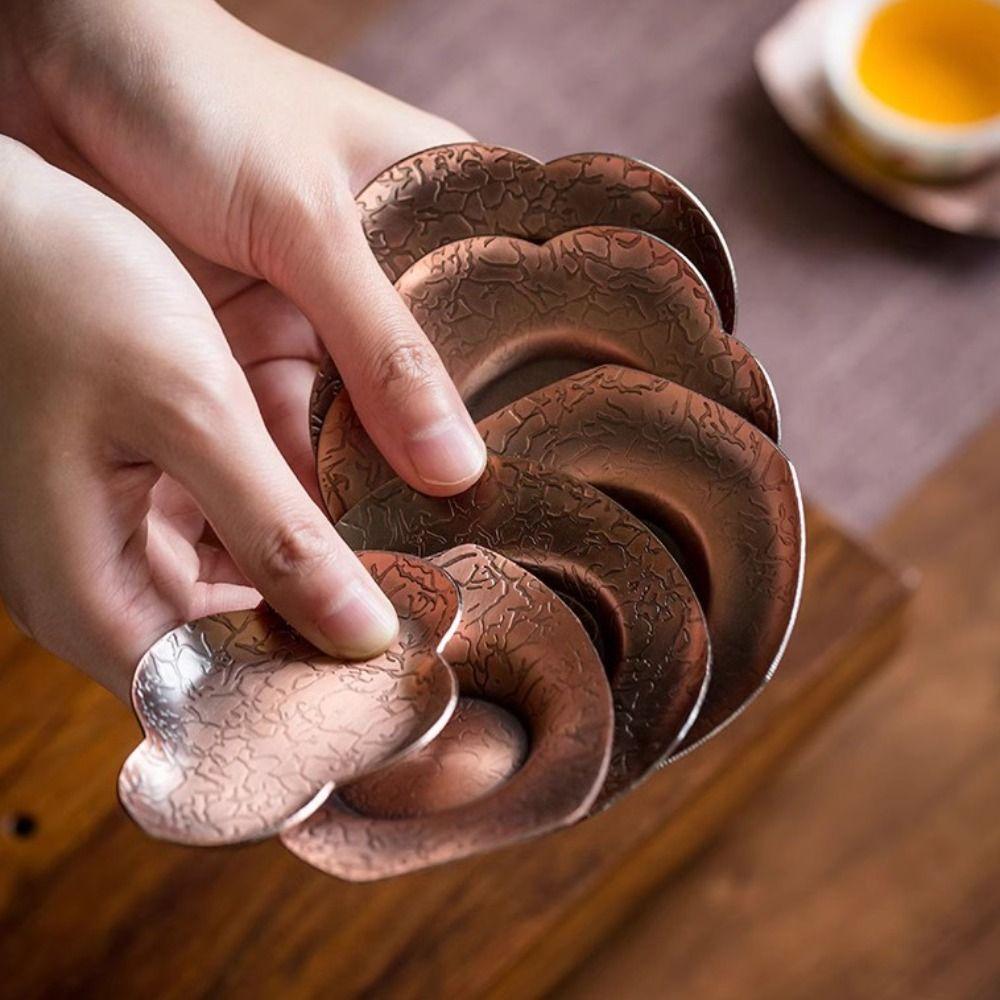 Retro Thermal Insulation Pad Creative Storage Tray Kitchen Accessories Tea Cup Coaster Tea House