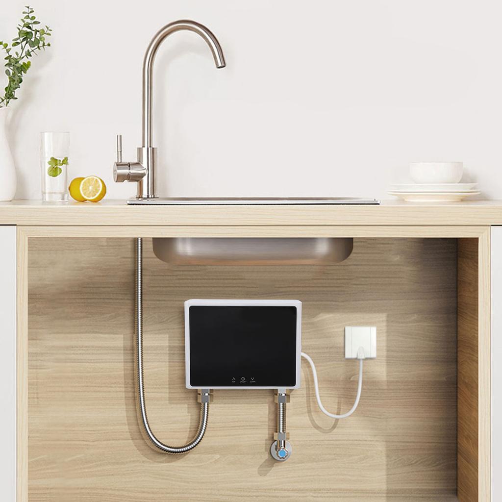LF 001C Проточний водонагрівач Розумний домашній водонагрівач Під мийку Панель дистанційного керування Керування для кухні ванної кімнати 110В 4000Вт
