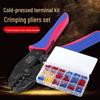 Pre-Insulated Ratchet Crimping Tool Set for Electrician Terminal and Wire Lug Pliers
