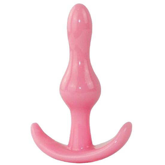 Anal Massager Kreativer komfortabler transparenter Perlen-Buttplug für Erwachsene