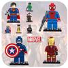 D818-898 Superhero Building Blocks High-quality Abs Plastic Diy Assembly Toy 9 Color Options 5cm Height