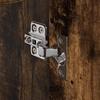 Bathroom Cabinet Smoked Oak 60 X 30 X 60 Cm Particleboard