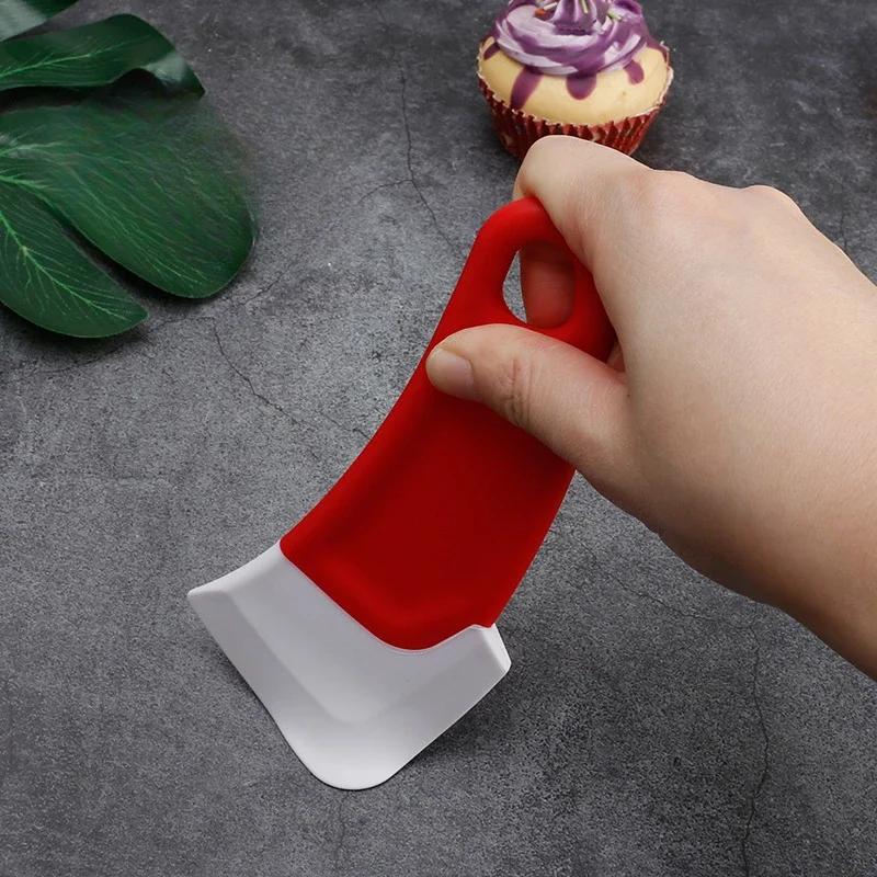 Soft Scraper Pot Bottom Cleaning Scraper Washing Pans and Dishes Squeegee Stove Grease Remover Shovel Kitchen Cleaning Tools