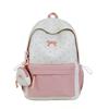 Schoolbag new female cute schoolbag versatile small fresh star bow junior high school college student backpack class backpack