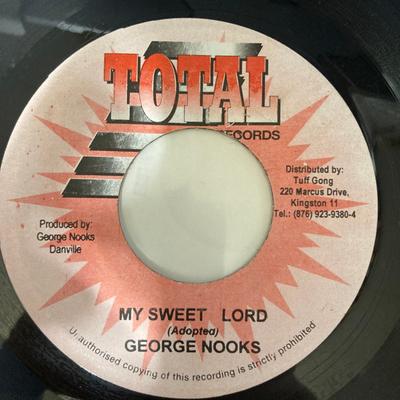 7inch Record GEORGE NOOKS - My Sweet Lord NONE Total Records 2006 Jamaica Reggae, Ska & Dub Used