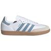 adidas originals SAMBA  White Alumina Ash Blue JS1391 Women's Size