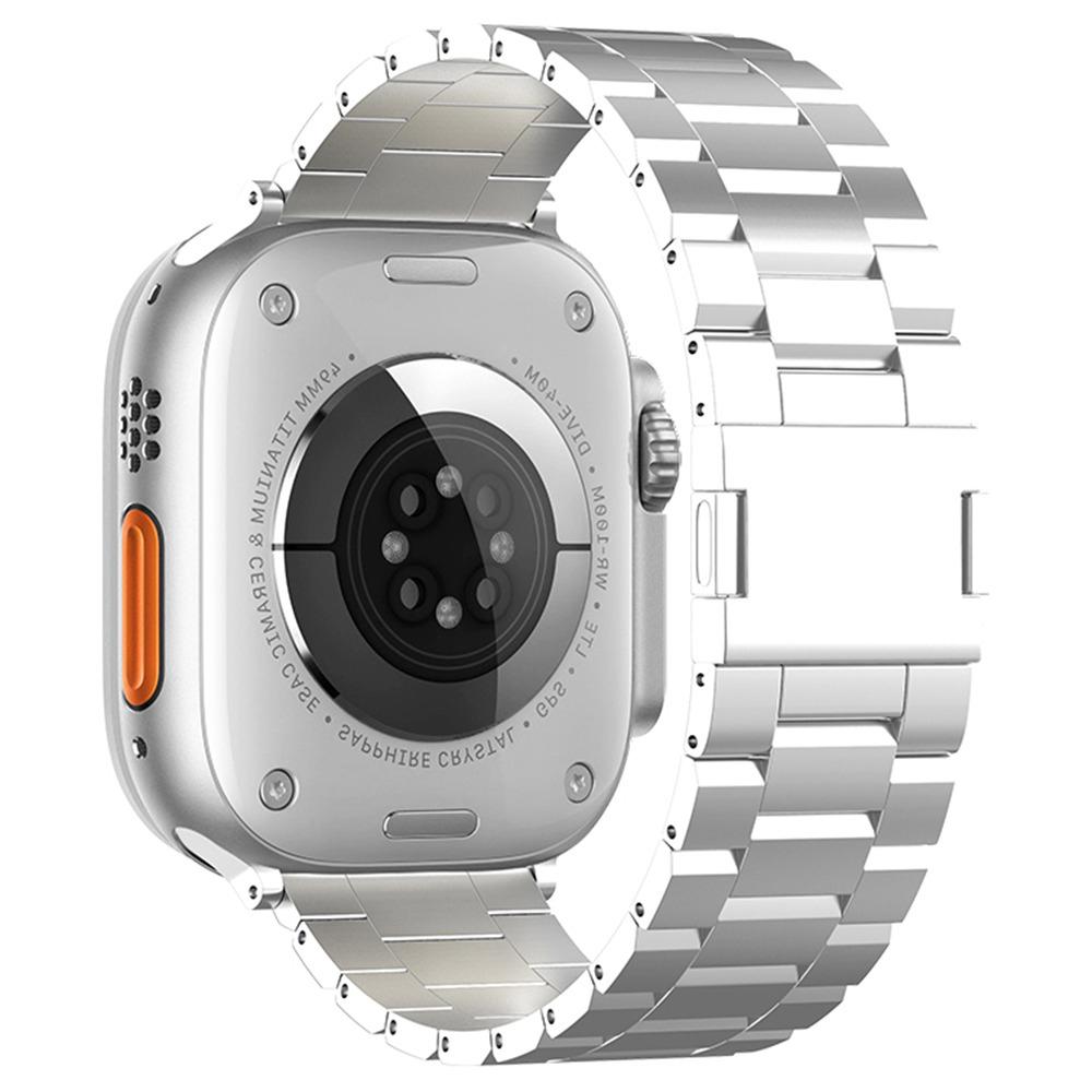 

Magnetic Strap for Apple Watch Series 10 42mm/9 8 7 41mm/SE (2023) SE (2022) SE 6 5 4 40mm/3 2 1 38mm Titanium Alloy Band Silver