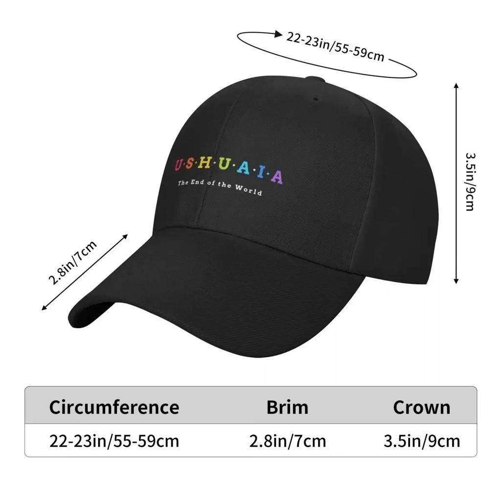 Ushuaia, Argentina Baseball Cap Fashion Beach Mountaineering Male Women's