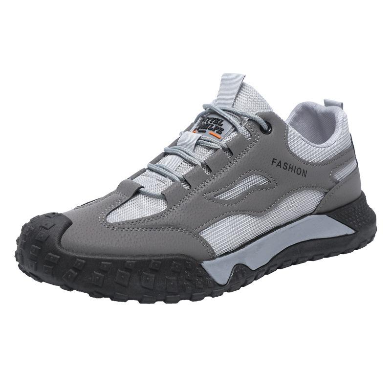 Fashion New Men's Breathable Mesh Shoes Summer Outdoor Casual Sports Shoes Anti-slip Wear-resistant Fashionable Men's Footwear
