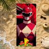 Heroic M-Mighty Morphin Power Rangers Towel Ultra-Fine Fiber Quick Drying Absorbent Towel, Beach Swimming Vacation Beach Towel