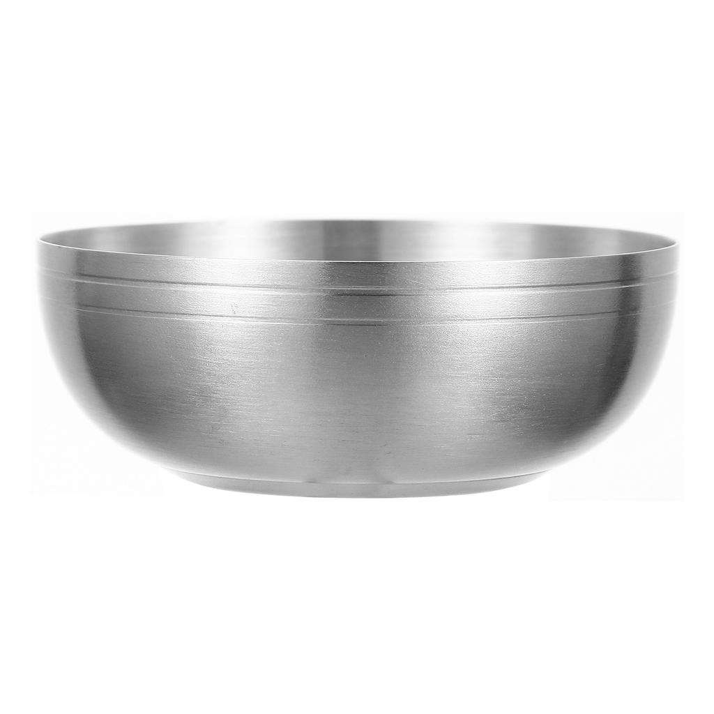 Stainless Steel Food Serving Bowl Multipurpose Household Bowl for Rice Soup Noodles Kitchen Tableware Kitchen Gadget