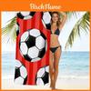 Polyester Stripe Pattern Beach Towel With Quickdry Technology For Vacation And Pool Use