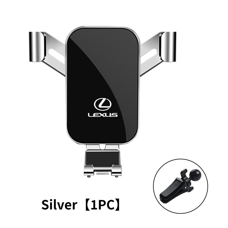 

Car Phone Holder Cell Air Vent Mount Moblie GPS Support Stand For Lexus CT ES NX IS250 CT200h IS300h ES300h RX400h NX300h IS200 срібний