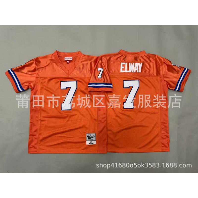 Kids Retro Football Jersey Team Practice Cotton Uniforms NFL Style Youth Sports Apparel