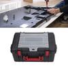 Black Multifunctional Hardware Tool Box Portable Plastic Storage Box for Parts Organization Portable Parts Box Plastic Tool Box