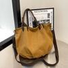 Retro tooling bag trendy brand canvas bag, men's and women's new large-capacity multi-functional messenger tote bag