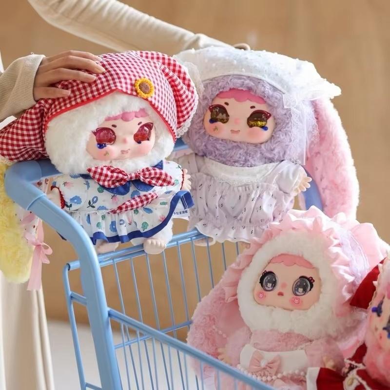 Genuine Jiimo400% Little Princess Forest Dream Series Cute Plush Blind Box Rabbit Stuffed Doll Collectible Birthday Toys Gift