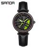 Sanda Meilleure Vente 1088 Montre pour Adolescent: Personnalisé, Cadran Rotatif 3D, Tendance, Quartz Étanche.