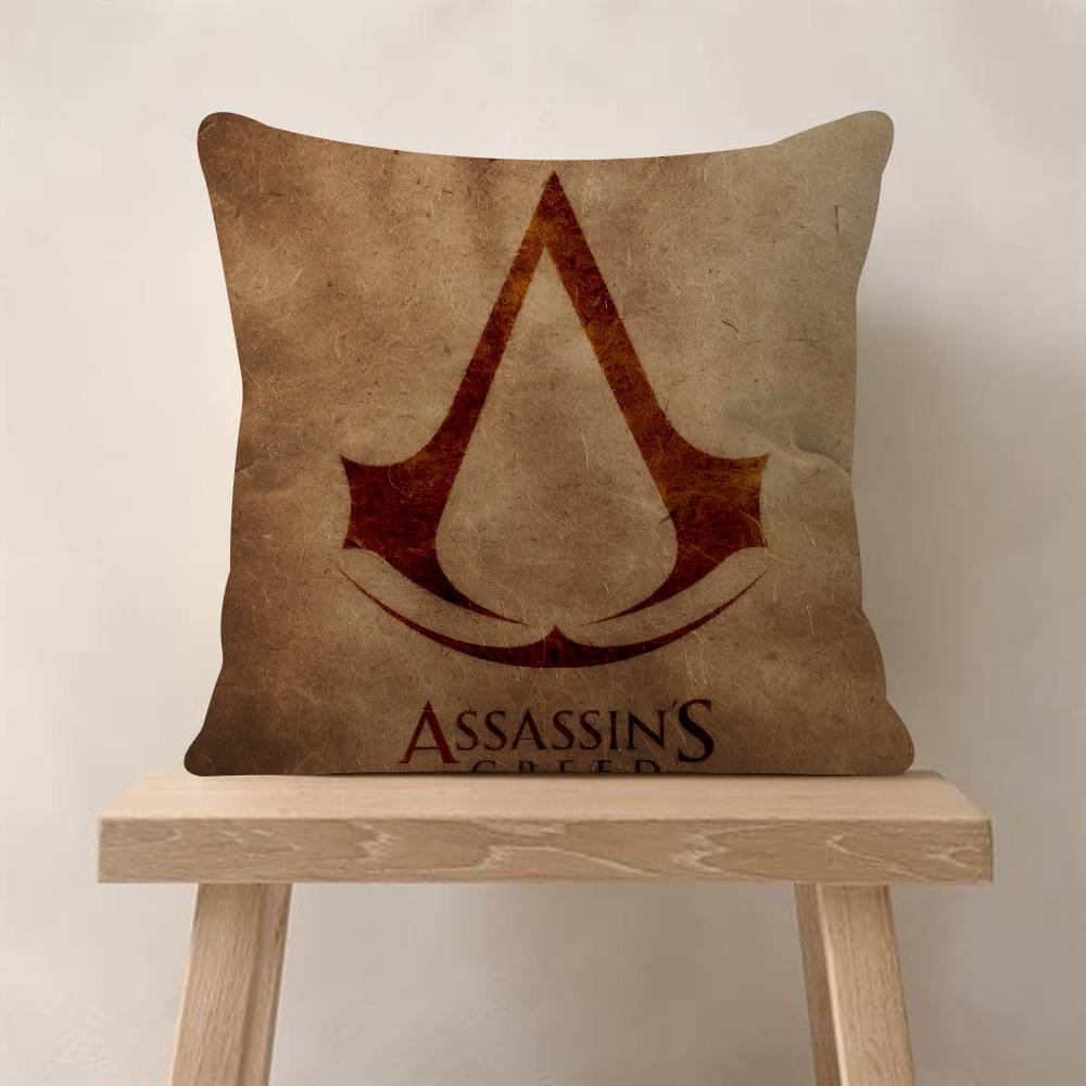 

Game AAssassins CCreed logo Pillowcases Home Bedding Decorative Pillow Cover Wedding Super Soft Pillow Case 30x30cm