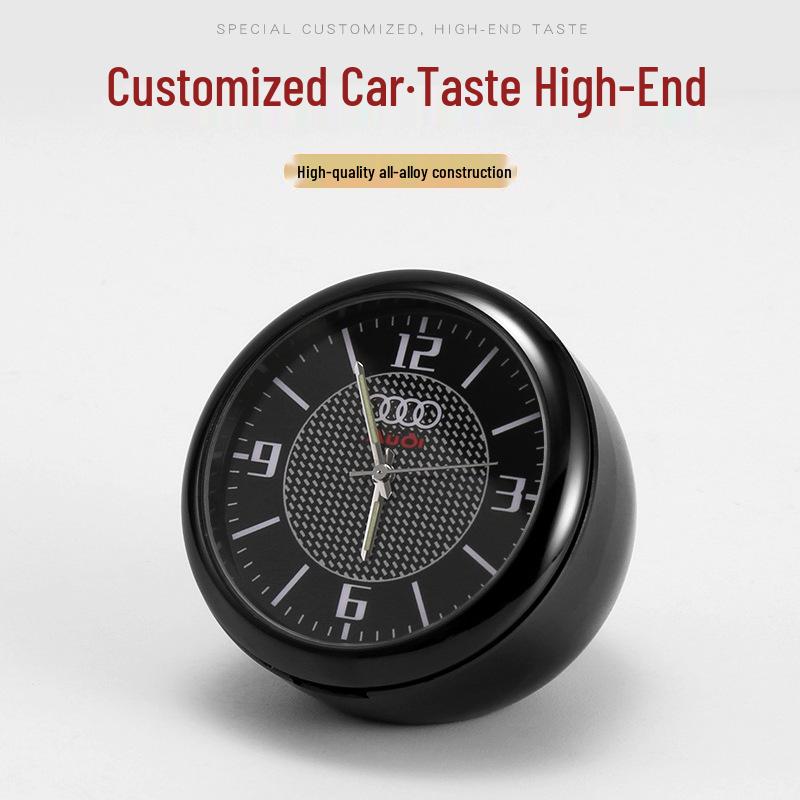 Luminous Digital Car Clock Quartz Watch Ornament