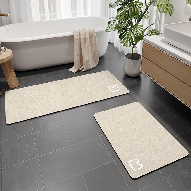 Silicone Diatom Mud Quick-Dry Anti-Slip Bathroom Mat 40x60cm