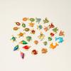 Ocean Series Gold-Plated Titanium Seashell & Sea Turtle Pendant for DIY Necklace/Bracelet