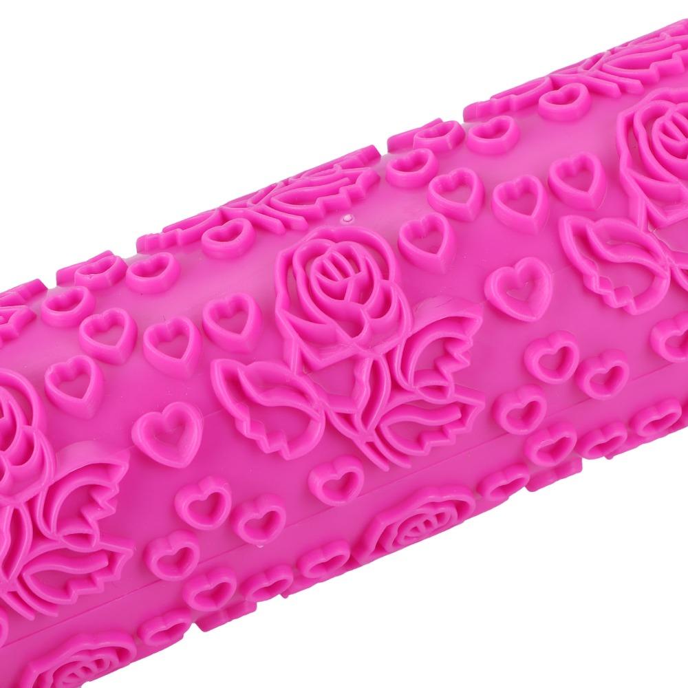 Heart, Butterfly Honeycomb Fondant Rolling Pin PP Cake Rolling Pin  Cookies Biscuits Pastry