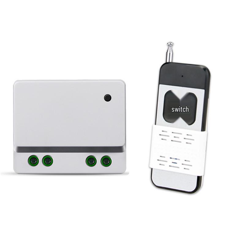 AC220V Wireless Single-Circuit Controller: Learning Code Receiver for Light, Appliance, or Motor Power Switching