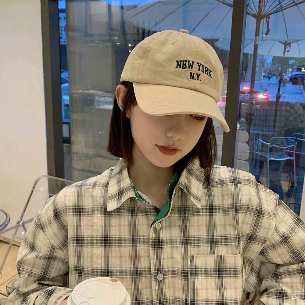 Street Hip-Hop Letter Unisex Sport Outdoor Korean Style Hat Solid Color Cap Women Hat Baseball Cap